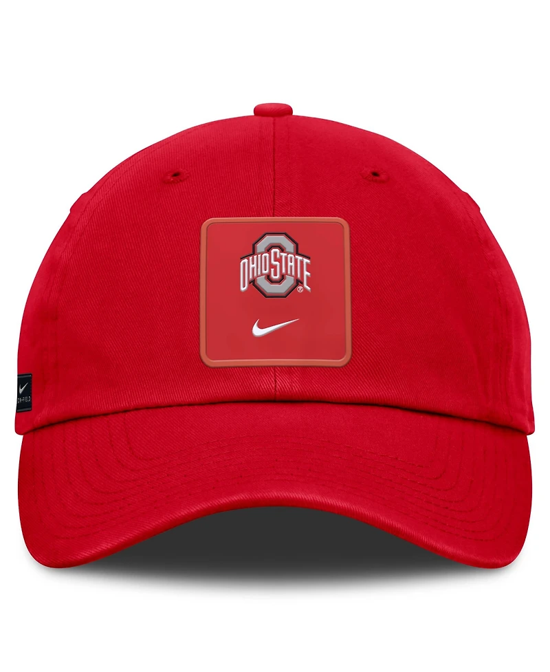 Nike Men's and Women's Scarlet Ohio State Buckeyes 2026 Sideline Club Adjustable Hat