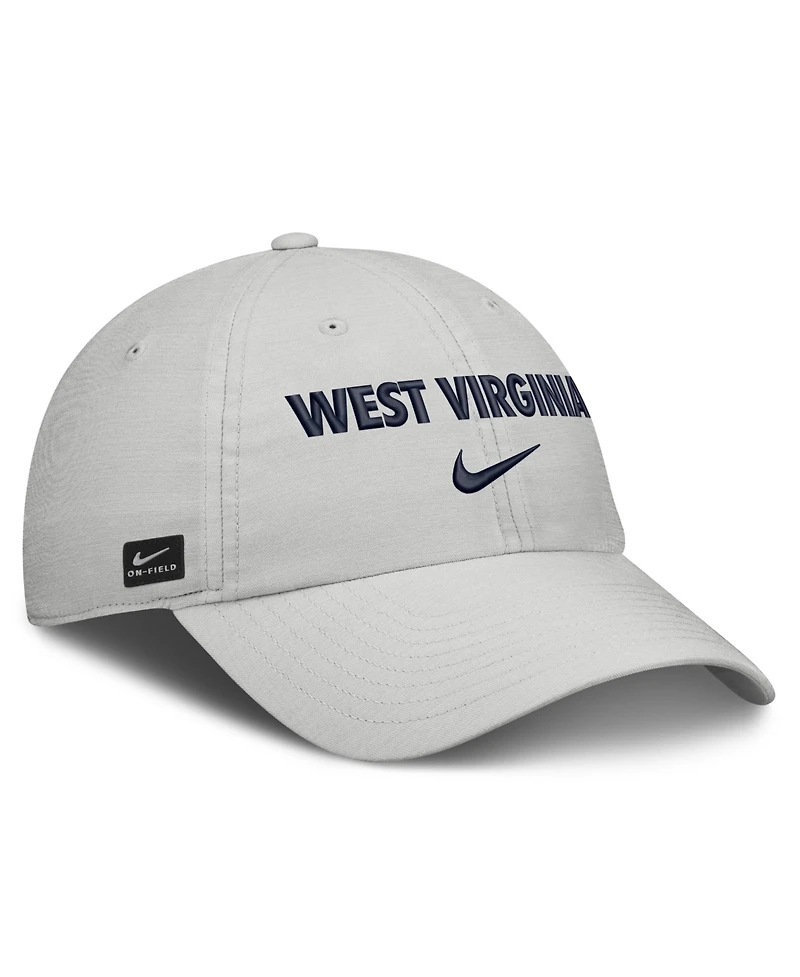 Nike Men's and Women's Gray West Virginia Mountaineers On-Field Gameday Adjustable Club Hat