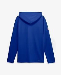 Nike Men's Royal Buffalo Bills Sideline Lightweight Long Sleeve Hooded Dri-fit T-Shirt
