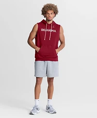 Jordan Men's Crimson Oklahoma Sooners 2026 Sideline Sleeveless Dri-fit Hoodie