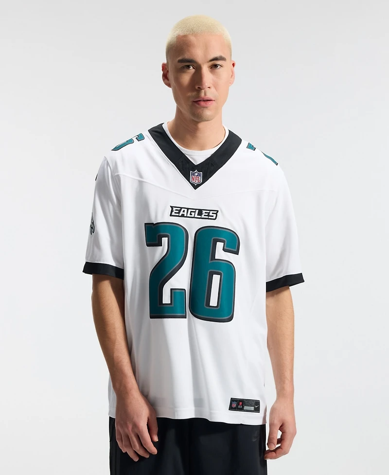 Nike Men's Saquon Barkley White Philadelphia Eagles Vapor F.u.s.e. Stitched Limited Jersey