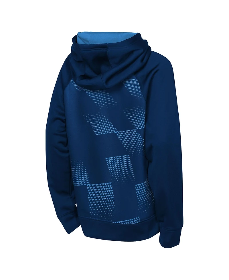 Outerstuff Big Boys and Girls Blue/Navy Philadelphia Union Striker Fleece Hoodie