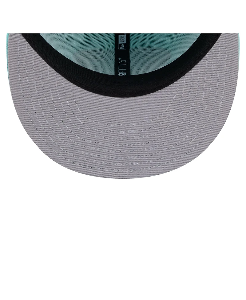 New Era Men's Turquoise San Francisco 49ers Color Pack 59FIFTY Fitted Hat
