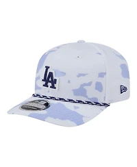 New Era Men's White Los Angeles Dodgers Camo Rope 9SEVENTY Adjustable Hat