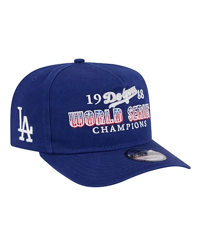 New Era Men's Royal Los Angeles Dodgers 1988 World Series s Throwback 9FIFTY A-Frame Snapback Hat