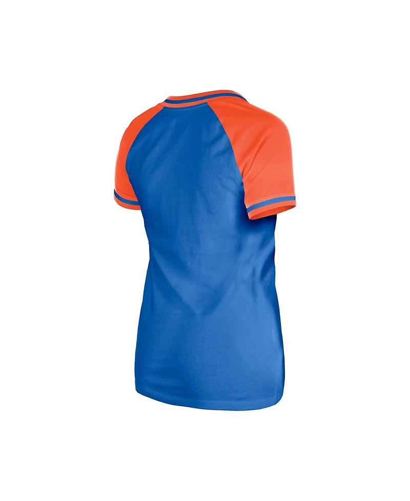 New Era Women's Royal York Mets Gameday V-Neck T-Shirt
