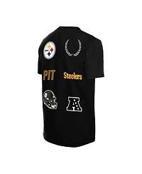New Era Men's Black Pittsburgh Steelers Match T-Shirt