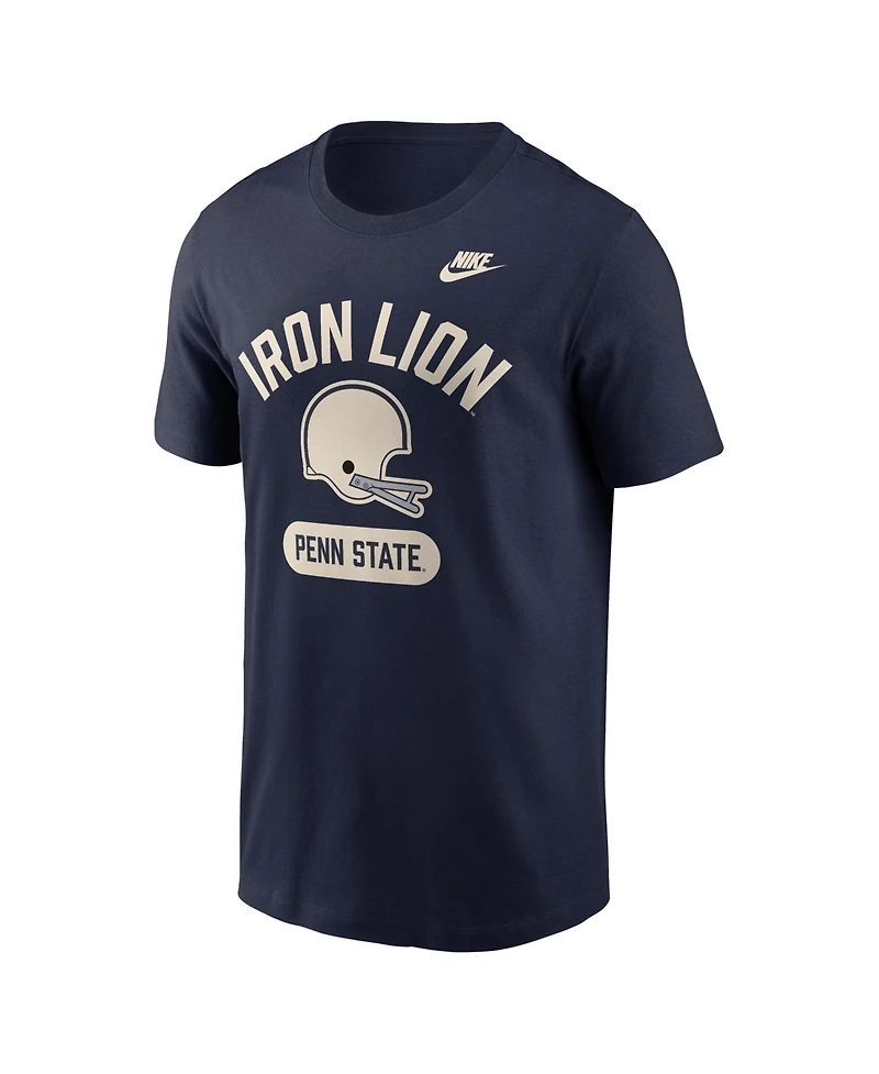 Nike Men's Navy Penn State Nittany Lions Legacy Arch Helmet T-Shirt
