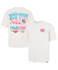 '47 Brand Men's and Women's Cream New York Yankees Turnpike Chuck Foundation T-Shirt