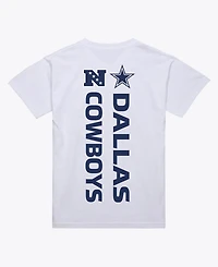 Mitchell & Ness Men's White Dallas Cowboys Monochrome T-Shirt