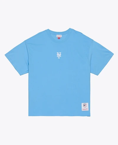 Mitchell & Ness Men's Light Blue New York Mets Insignia Premium T-Shirt
