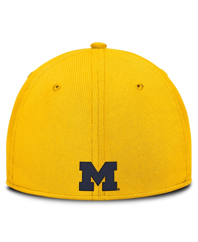 Jordan Men's Maize Michigan Wolverines Game Day Rise Swooshflex Hat