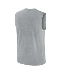 Jordan Men's Heather Gray Florida Gators Primetime Legend Arch Dri-fit Muscle T-Shirt