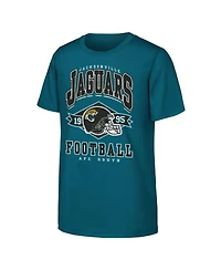 Outerstuff Big Boys and Girls Teal Jacksonville Jaguars Kick Off T-Shirt