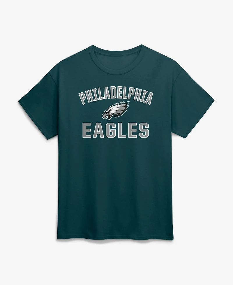 Logo Athletic Men's Midnight Green Philadelphia Eagles Cotton Victory Arch T-Shirt