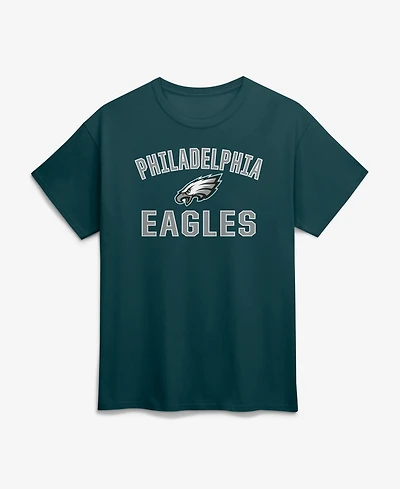 Logo Athletic Men's Midnight Green Philadelphia Eagles Cotton Victory Arch T-Shirt