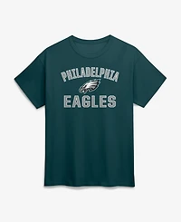 Logo Athletic Men's Midnight Green Philadelphia Eagles Cotton Victory Arch T-Shirt
