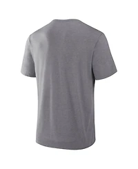 Fanatics Men's Heather Gray Dallas Cowboys Heritage Tribute Tri-Blend T-Shirt