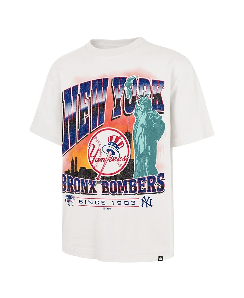 '47 Brand Men's White New York Yankees Regional Upland Foundation T-Shirt