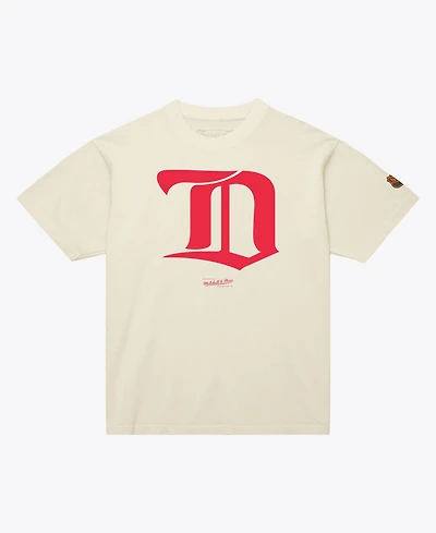 Mitchell & Ness Men's Cream Detroit Red Wings Core Logo T-Shirt