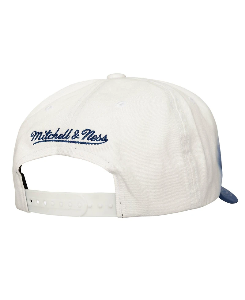 Mitchell & Ness Men's Royal/White Philadelphia 76ers Dip Dye Pro Crown Adjustable Hat