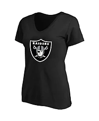 Fanatics Women's Ashton Jeanty Black Las Vegas Raiders Plus Name Number V-Neck T-Shirt