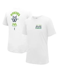 Stadium Essentials Men's and Women's White Minnesota Lynx 2024 Wnba Playoffs Eyes T-Shirt