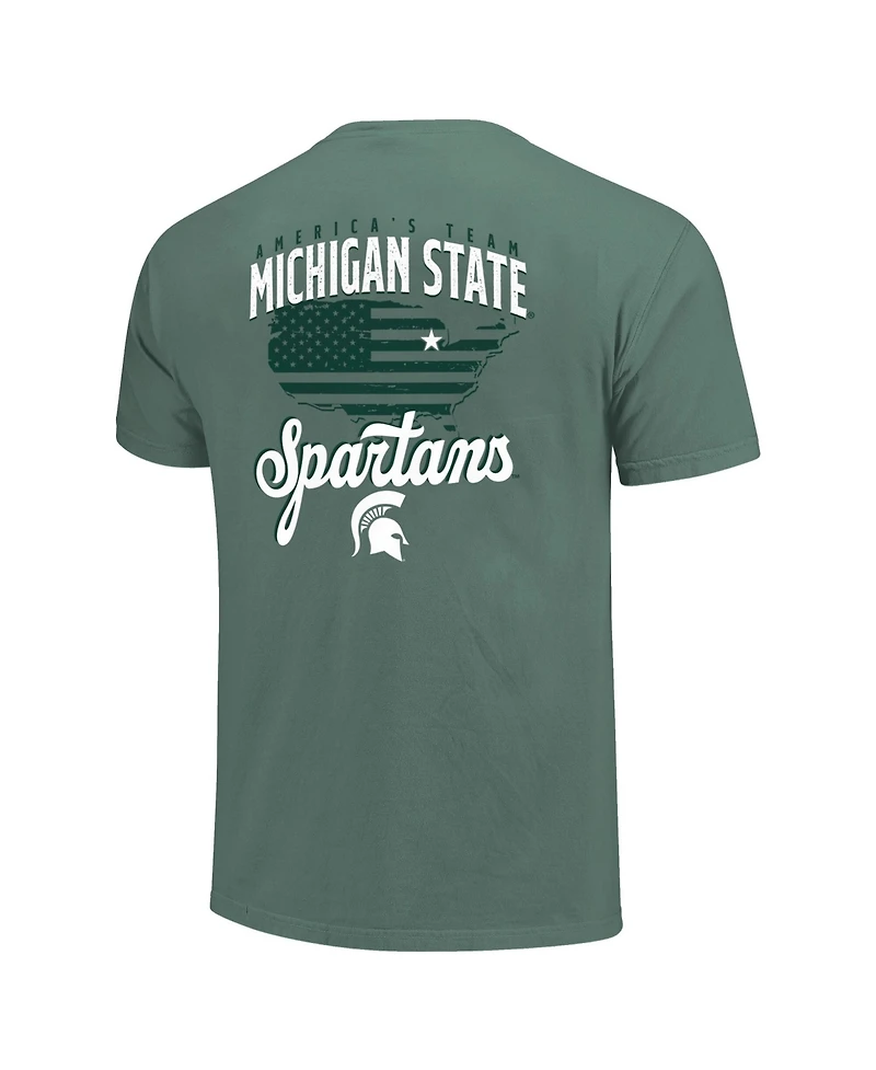 Image One Men's Green Michigan State Spartans America's Team T-Shirt