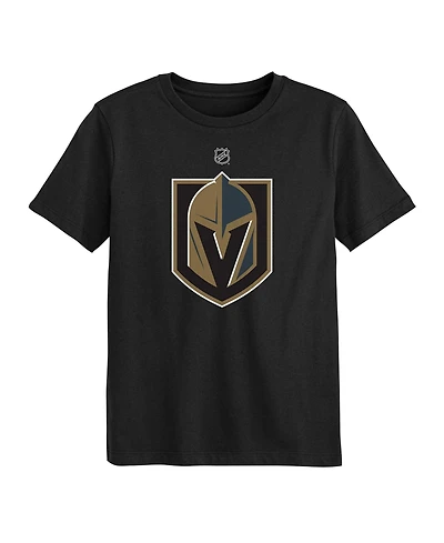 Outerstuff Preschool Black Vegas Golden Knights Primary Logo T-Shirt