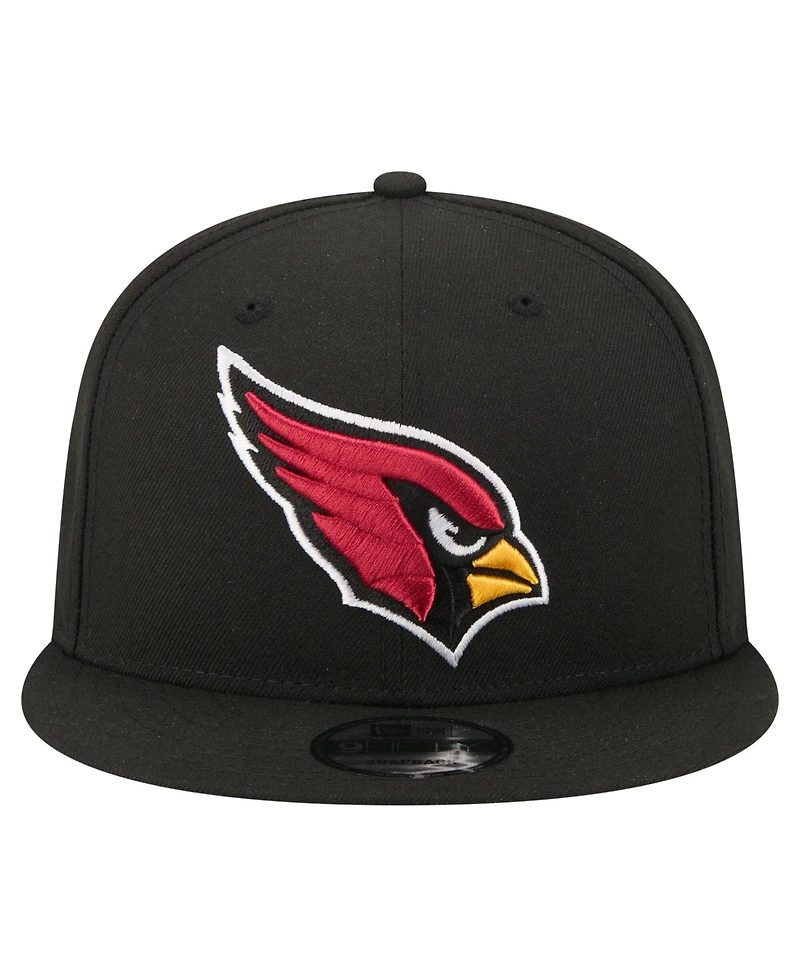 New Era Men's Black Arizona Cardinals 9FIFTY Snapback Hat