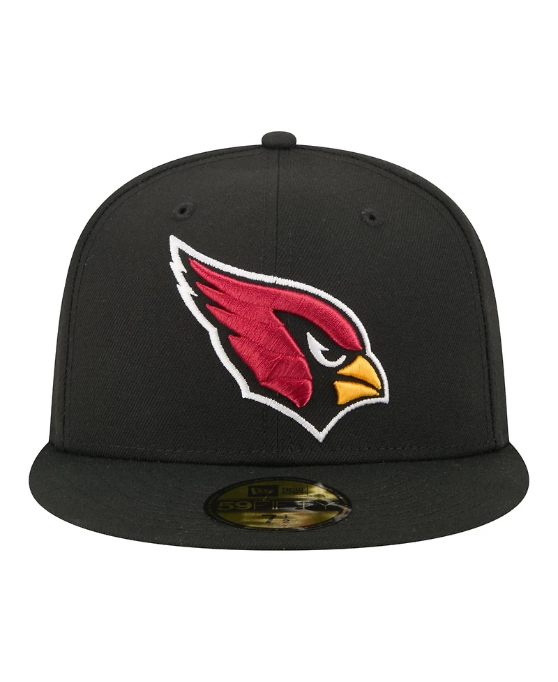 New Era Men's Black Arizona Cardinals 59FIFTY Fitted Hat