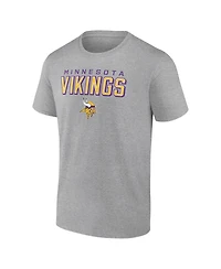 Fanatics Mto Label Men's Heather Gray Minnesota Vikings Swagger T-Shirt