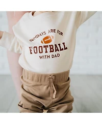 Sweet Wink Baby Boys Sundays Are For Football Long Sleeve Romper
