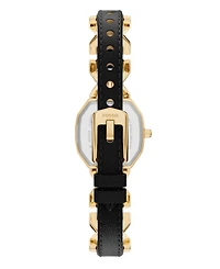 Fossil Women's Harlow Three-Hand Leather and Gold-Tone Stainless Steel Watch 22mm