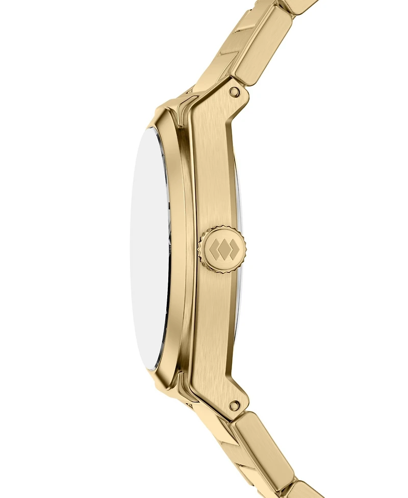 Fossil Women's Everett Three-Hand Gold-Tone Stainless Steel Watch 27mm