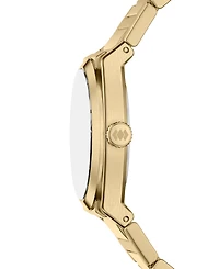 Fossil Women's Everett Three-Hand Gold-Tone Stainless Steel Watch 27mm