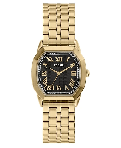 Fossil Men's Harlow Three-Hand Gold-Tone Stainless Steel Watch 33mm