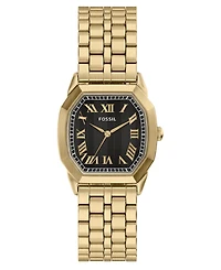 Fossil Men's Harlow Three-Hand Gold-Tone Stainless Steel Watch 33mm