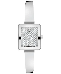 Movado Women's Bold Tank Mini Bangle Swiss Quartz Stainless Steel Watch 20mm x 23mm