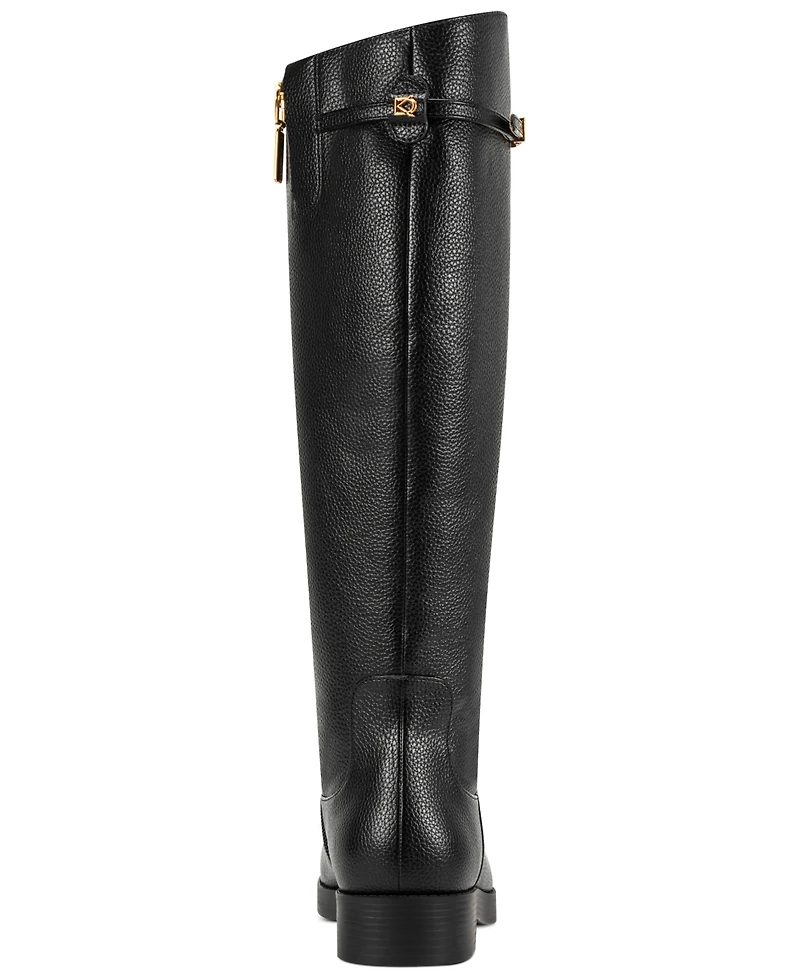 Donna Karan New York Women's Trina Block Heel Riding Boots