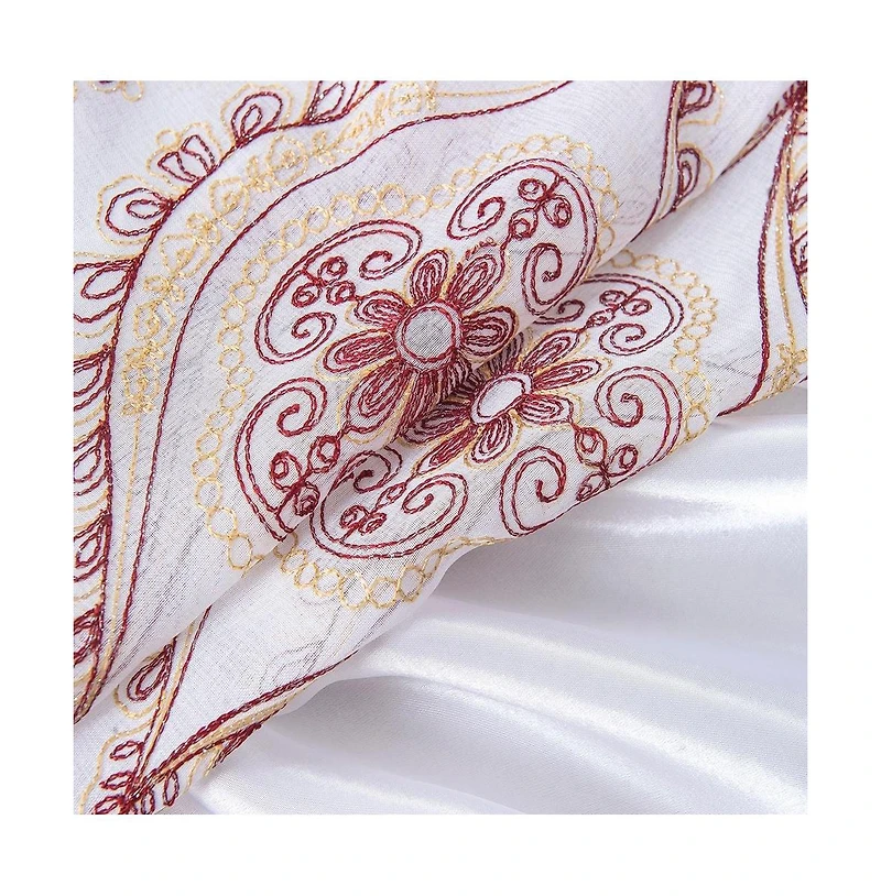Oliva Gray Arcadia Embroidered Panel