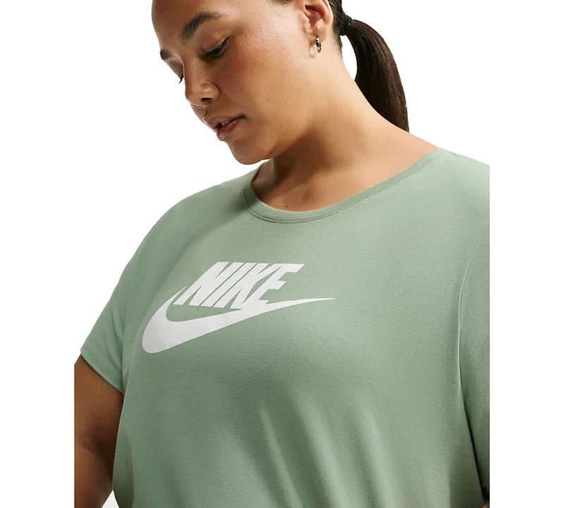 Nike Plus Active Sportswear Essentials Short-Sleeve Logo T-Shirt