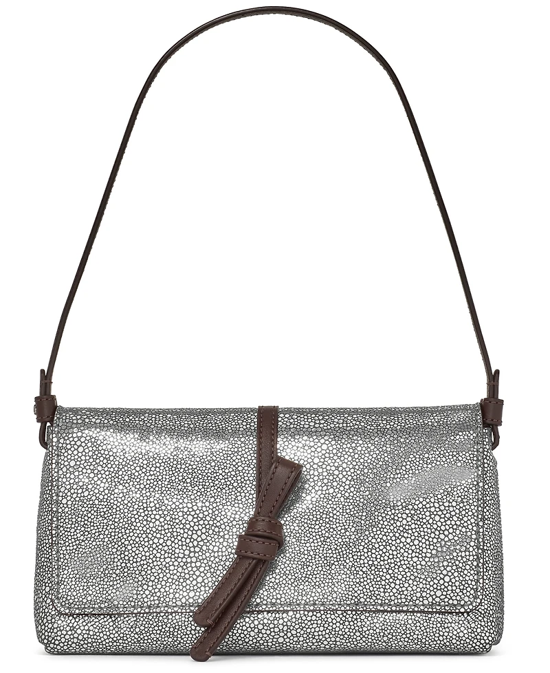 kate spade new york Loop Metallic Dot Small Flap Shoulder Handbag