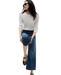 Tommy Hilfiger Women's Indie High-Rise Wide-Leg Jeans