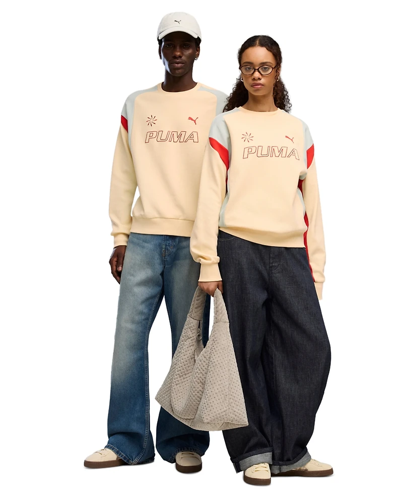 Puma Men's Archive Motorsport Terrace Culture Crewneck Sweatshirt