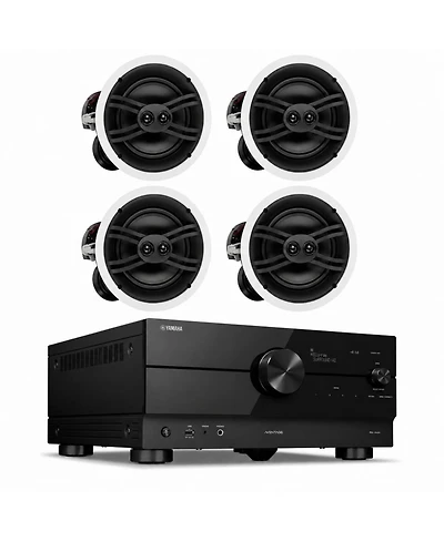 Yamaha Rx-A4A 7.2 Av Receiver with In-Ceiling Speakers