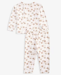 First Impressions Baby 0M-24M Milk-and-Cookies-Print Sweatshirt and Sweatpants, 2-Piece Set, Macy's Exclusive