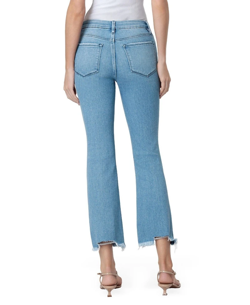 Flying Monkey Women's High Rise Kick Flare Jeans