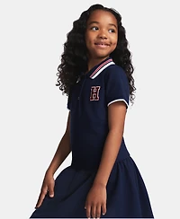 Tommy Hilfiger Girls' 7-16 Short-Sleeve Polo Dress