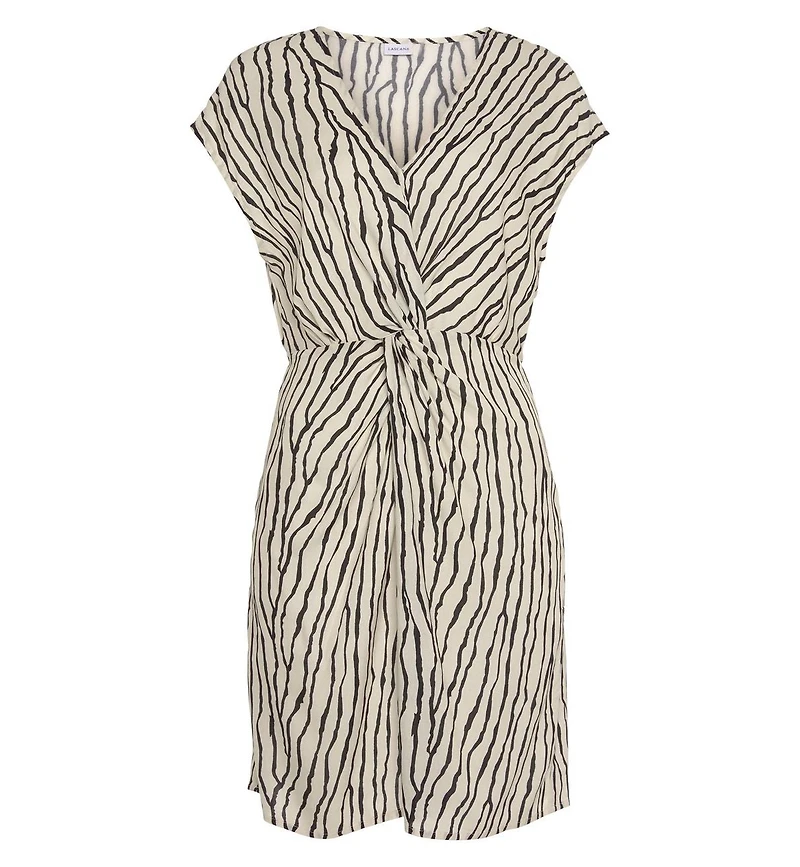Lascana Women's Patterned Twist Front Dress